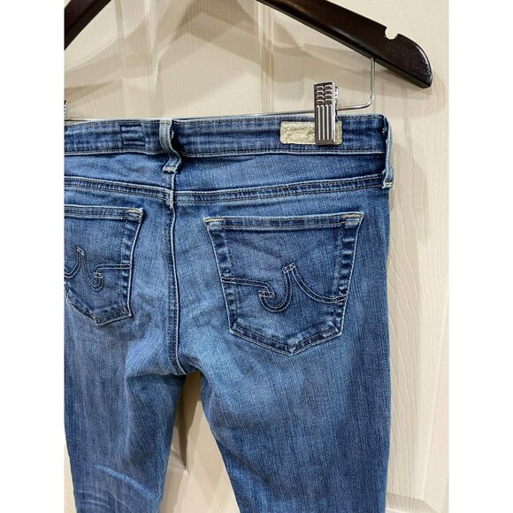 AG Adriano Goldschmied Womens Skinny Jeans 26R Blue Denim - Picture 4 of 6